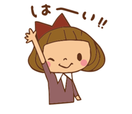 It bangs short cute Bob's girl sticker #8057480