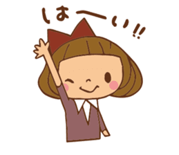 It bangs short cute Bob's girl sticker #8057480