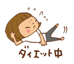 It bangs short cute Bob's girl sticker #8057481