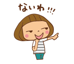 It bangs short cute Bob's girl sticker #8057482