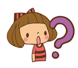 It bangs short cute Bob's girl sticker #8057484