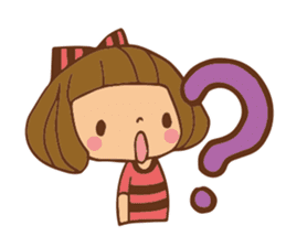 It bangs short cute Bob's girl sticker #8057484