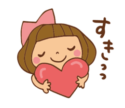 It bangs short cute Bob's girl sticker #8057489