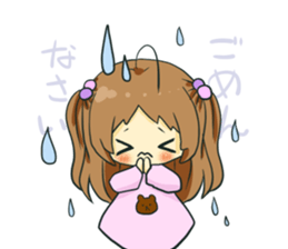 Daily life of a kindergartner momoka sticker #8057518