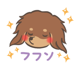 mild-fluffy-Dachshund sticker #8057564