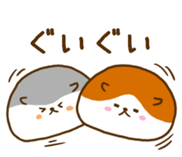 Hamster healing Sticker sticker #8057846