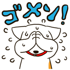 Three colors dogs sticker #8057902