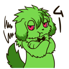 Three colors dogs sticker #8057915