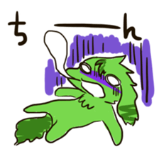 Three colors dogs sticker #8057921