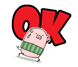 a like pig! sticker #8058372