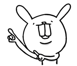 Because it is a rabbit 2 . sticker #8058413