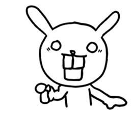 Because it is a rabbit 2 . sticker #8058414