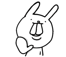 Because it is a rabbit 2 . sticker #8058415