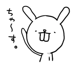 Because it is a rabbit 2 . sticker #8058417