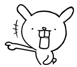 Because it is a rabbit 2 . sticker #8058419