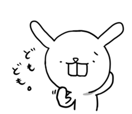 Because it is a rabbit 2 . sticker #8058421