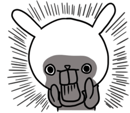 Because it is a rabbit 2 . sticker #8058422