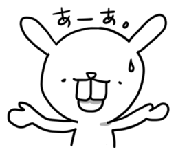 Because it is a rabbit 2 . sticker #8058430