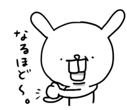 Because it is a rabbit 2 . sticker #8058436