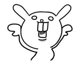 Because it is a rabbit 2 . sticker #8058437