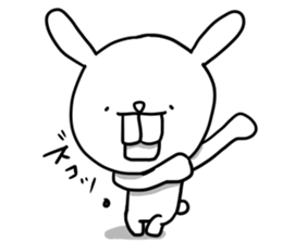 Because it is a rabbit 2 . sticker #8058440