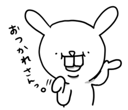 Because it is a rabbit 2 . sticker #8058441