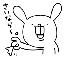 Because it is a rabbit 2 . sticker #8058442