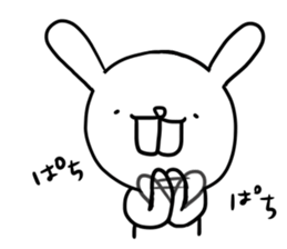 Because it is a rabbit 2 . sticker #8058443