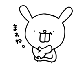 Because it is a rabbit 2 . sticker #8058444