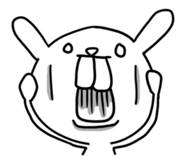 Because it is a rabbit 2 . sticker #8058445