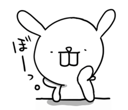 Because it is a rabbit 2 . sticker #8058447