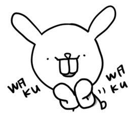 Because it is a rabbit 2 . sticker #8058449