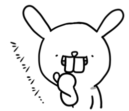 Because it is a rabbit 2 . sticker #8058451