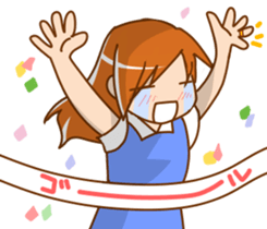 adult girl sticker sticker #8058651