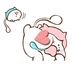 Neko Kimura and her husband sticker #8059175