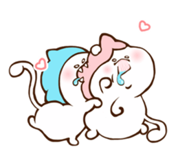 Neko Kimura and her husband sticker #8059180