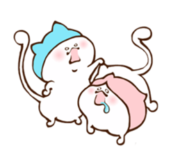 Neko Kimura and her husband sticker #8059181