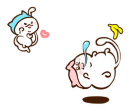 Neko Kimura and her husband sticker #8059187