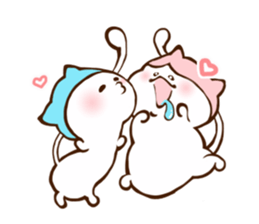 Neko Kimura and her husband sticker #8059195