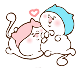 Neko Kimura and her husband sticker #8059203