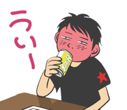 Aozora Poncho sticker #8060158