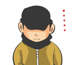 Aozora Poncho sticker #8060161