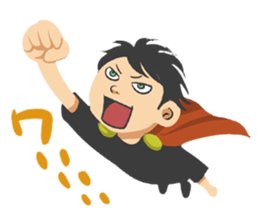 Aozora Poncho sticker #8060171