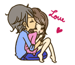 Cute Couples3 sticker #8060412