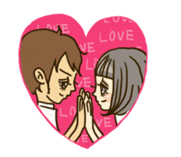 Cute Couples3 sticker #8060423