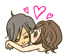Cute Couples3 sticker #8060426
