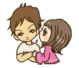 Cute Couples3 sticker #8060428