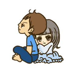 Cute Couples3 sticker #8060429