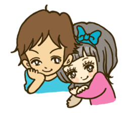 Cute Couples3 sticker #8060430