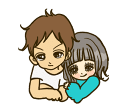 Cute Couples3 sticker #8060433